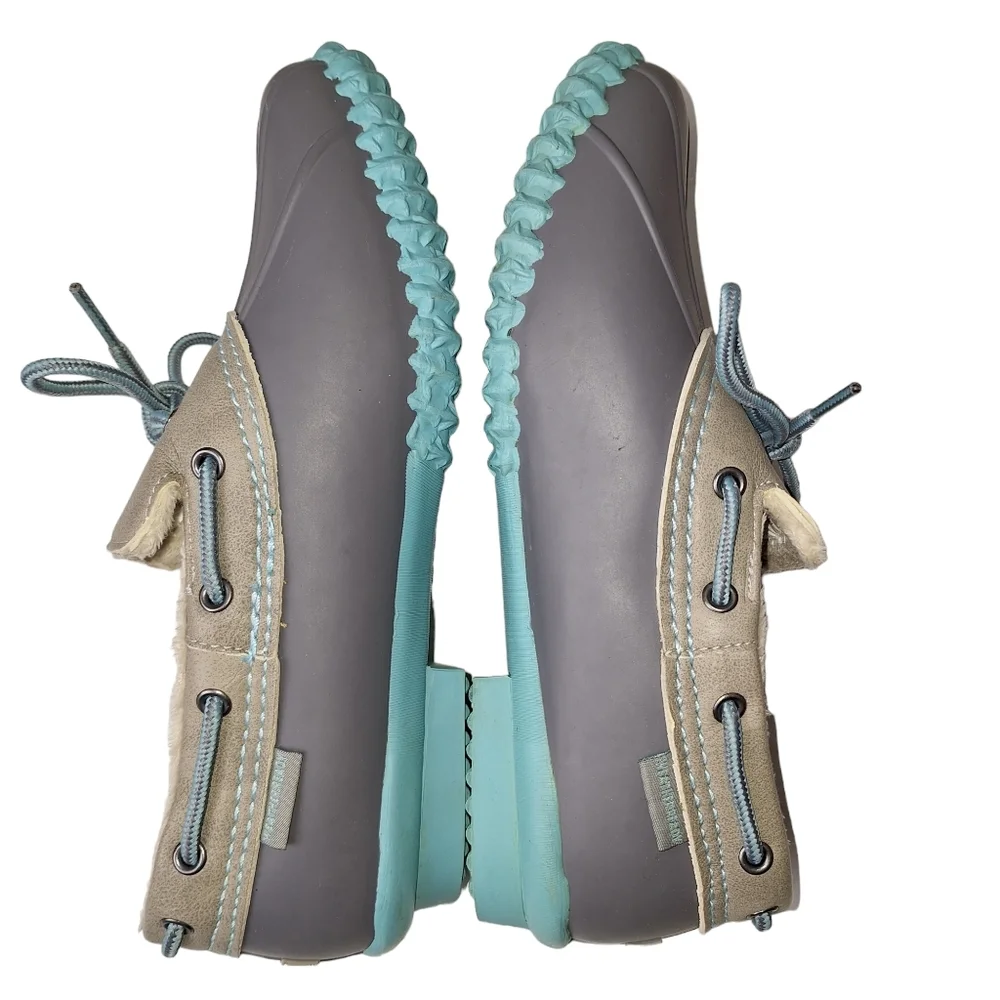 JBU Gwen Weather Ready Vegan Rubber Faux‎ Fur Lined Duck Rain Shoes
